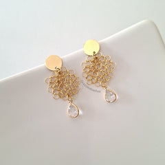 Aros Crochet Gotita