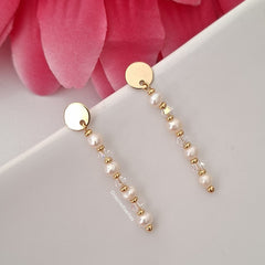 Aros Palito Piedras y Cristal