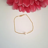 Pulsera Solitario Perla