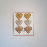 Aros Triple Corazones