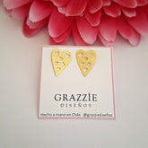 Aros Corazón Calado
