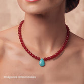 Collar Jade Rojo