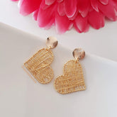 Aros Corazón Enrejado
