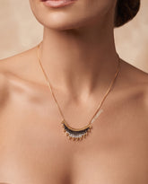 Collar Miyuki Negro-Gris