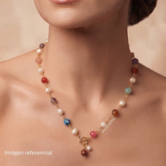Collar Perlas Multicolor