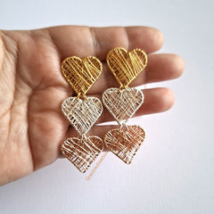 Aros Triple Corazones