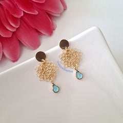 Aros Crochet Gotita