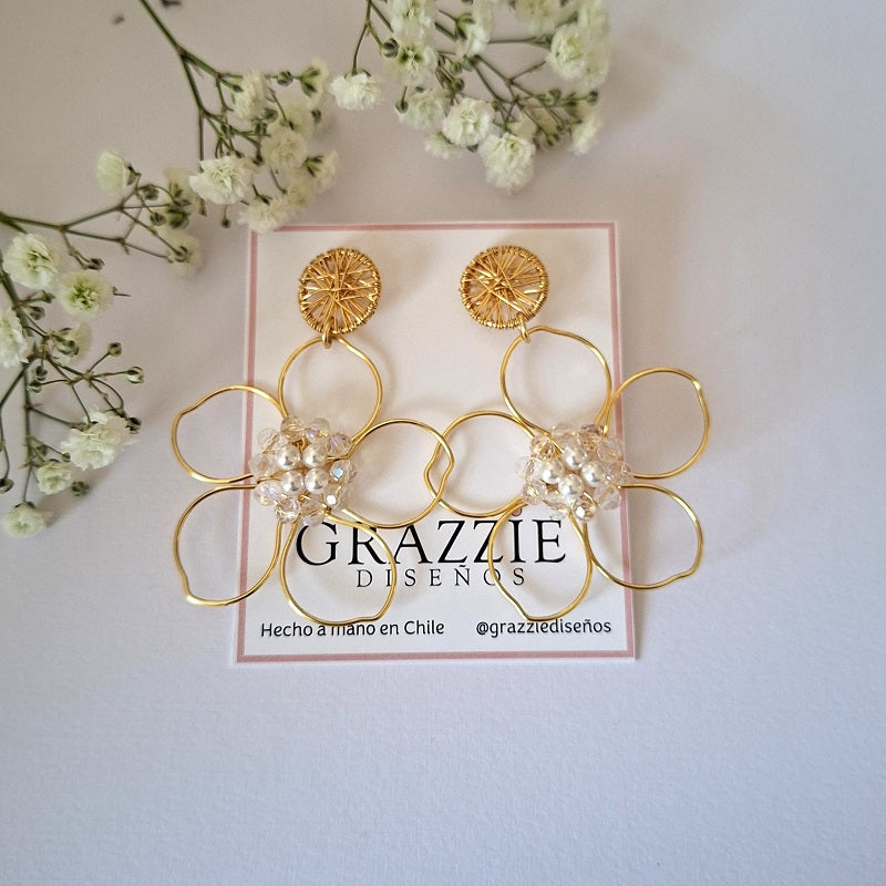 Aros Flor Cerezo