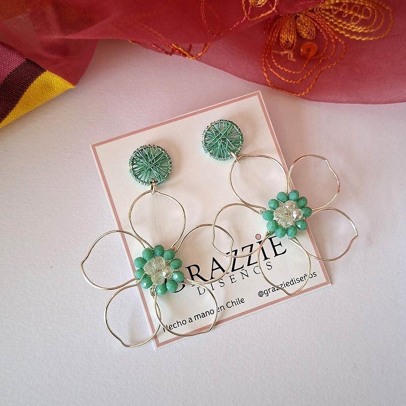 Aros Flor Cerezo