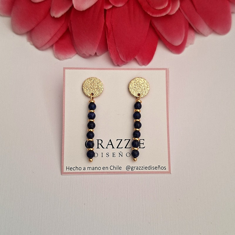 Aros Palito Piedras y Cristal