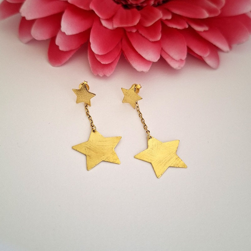Aros Estrellitas Colgantes