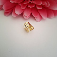 Ear Cuff Baño de Oro
