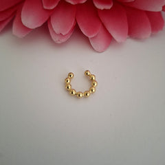 Ear Cuff Baño de Oro