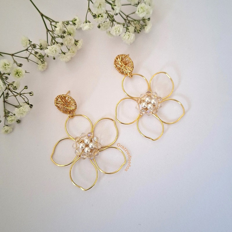 Aros Flor Cerezo