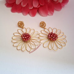 Aros Flor Margarita